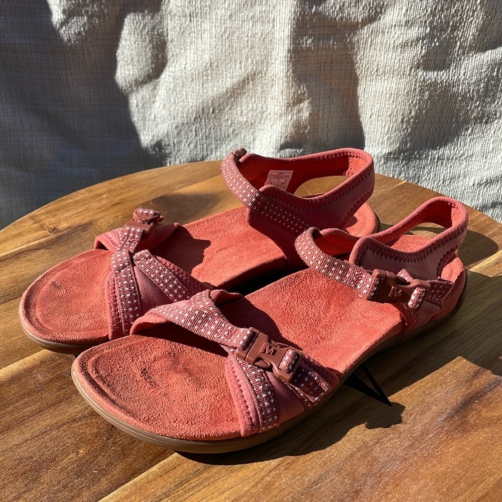 Merrell Womens District Muri Backstrap Sandal Redwood Size 8